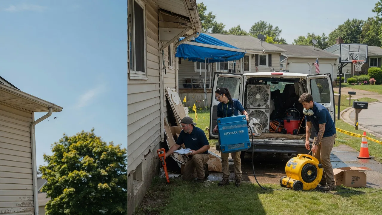 Ceiling Leak Cleanup in Fort Recovery, OH near me