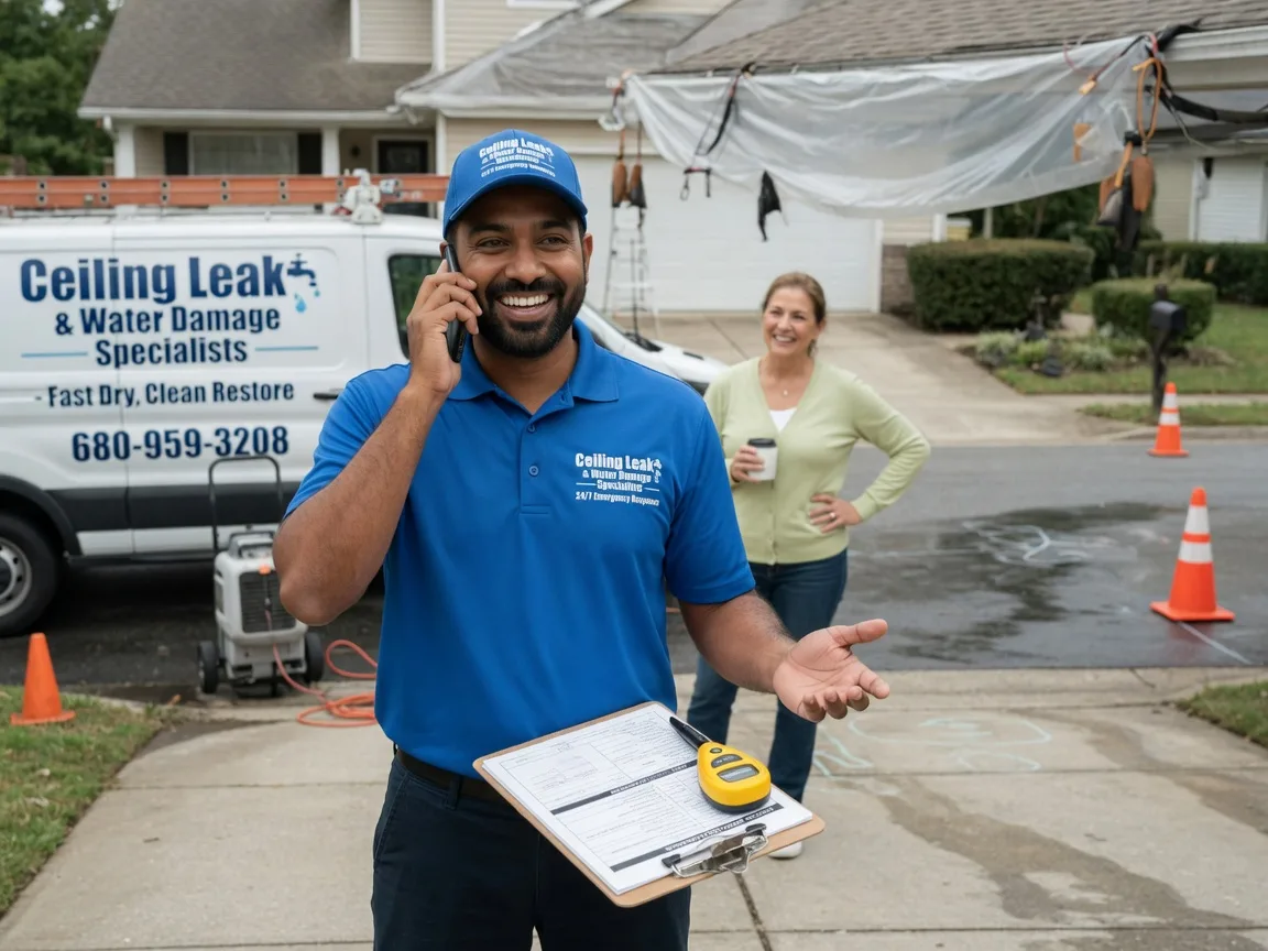 Ceiling Leak Cleanup Fort Recovery, OH FAQs
